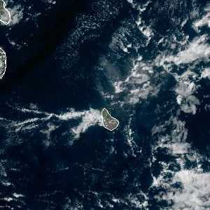météo tropicale : Image satellite .