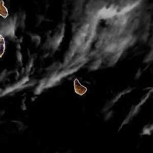 météo tropicale : Image satellite .