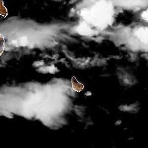 météo tropicale : Image satellite .