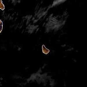 météo tropicale : Image satellite .