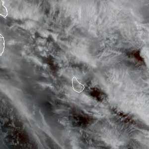 météo tropicale : Image satellite .