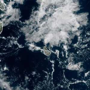 météo tropicale : Image satellite .
