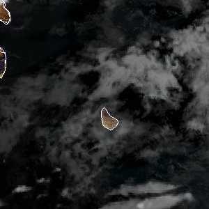 météo tropicale : Image satellite .