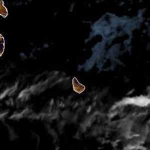 météo tropicale : Image satellite .