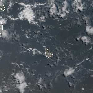 météo tropicale : Image satellite .