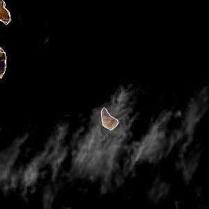 météo tropicale : Image satellite .