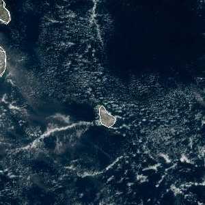 météo tropicale : Image satellite .