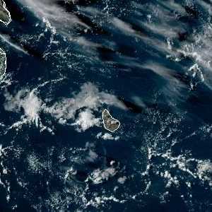 météo tropicale : Image satellite .