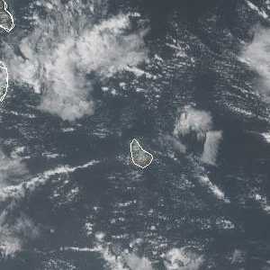 météo tropicale : Image satellite .