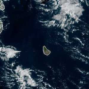 météo tropicale : Image satellite .