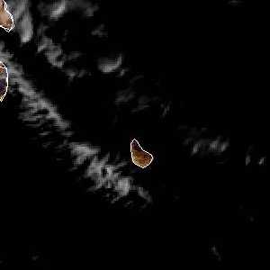 météo tropicale : Image satellite .