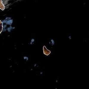 météo tropicale : Image satellite .