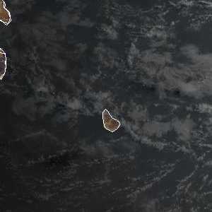 météo tropicale : Image satellite .