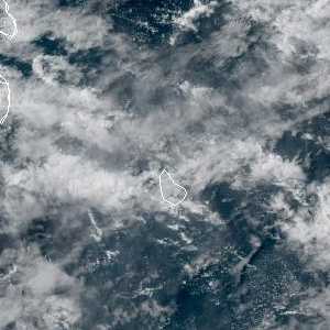 météo tropicale : Image satellite .