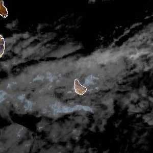 météo tropicale : Image satellite .