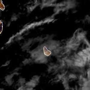 météo tropicale : Image satellite .