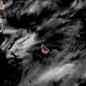 météo tropicale : Image satellite .