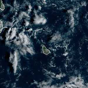 météo tropicale : Image satellite .