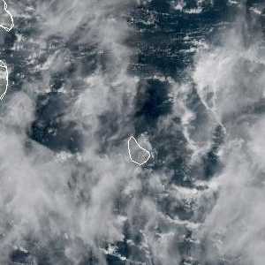 météo tropicale : Image satellite .