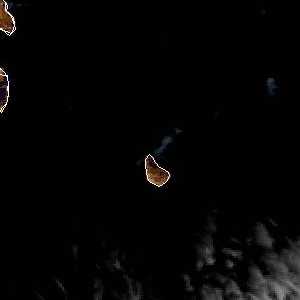 météo tropicale : Image satellite .