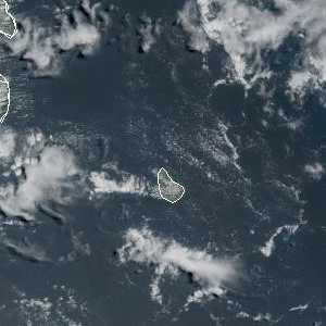 météo tropicale : Image satellite .