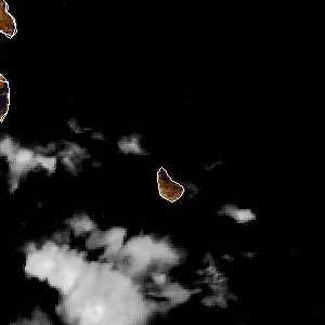 météo tropicale : Image satellite .