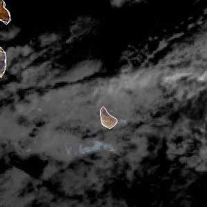 météo tropicale : Image satellite .