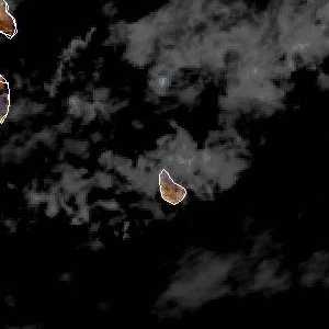 météo tropicale : Image satellite .