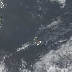 météo tropicale : Image satellite .