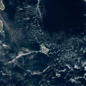 météo tropicale : Image satellite .