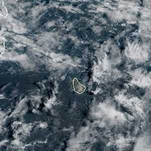 météo tropicale : Image satellite .