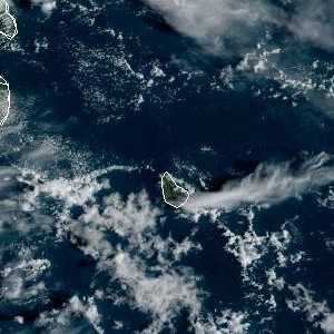 météo tropicale : Image satellite .