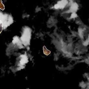 météo tropicale : Image satellite .