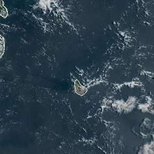 météo tropicale : Image satellite .