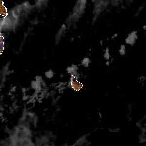 météo tropicale : Image satellite .