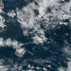 météo tropicale : Image satellite .