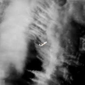 météo tropicale : Image satellite .