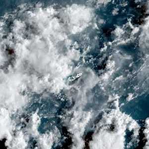météo tropicale : Image satellite .