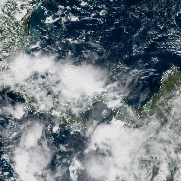 météo tropicale : Image satellite .