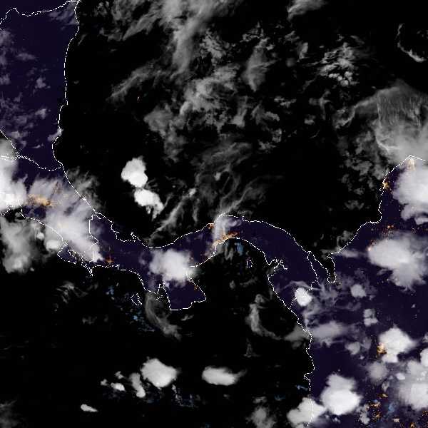 météo tropicale : Image satellite .