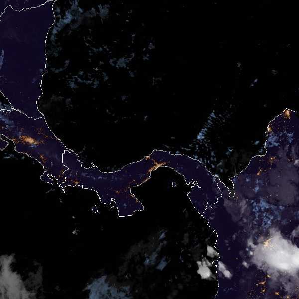 météo tropicale : Image satellite .