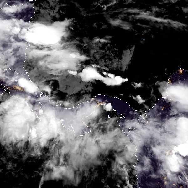 météo tropicale : Image satellite .