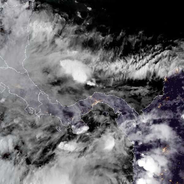 météo tropicale : Image satellite .