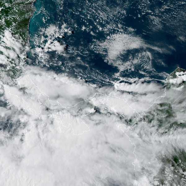 météo tropicale : Image satellite .