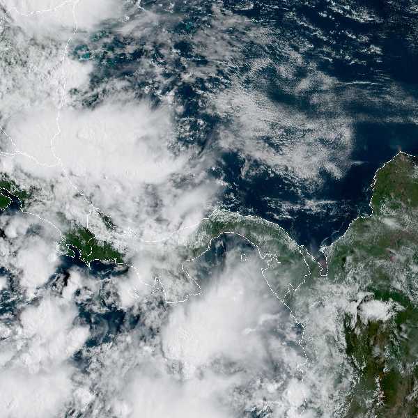 météo tropicale : Image satellite .