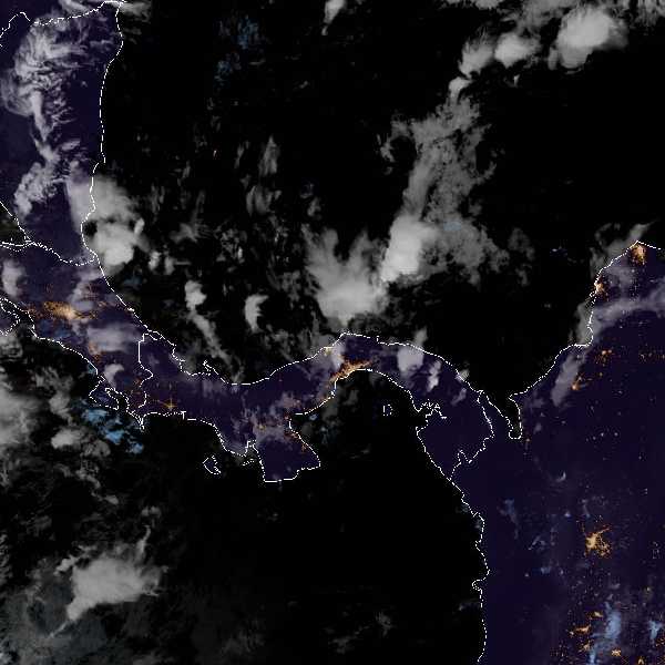 météo tropicale : Image satellite .