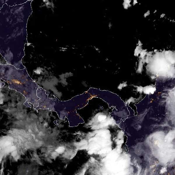météo tropicale : Image satellite .