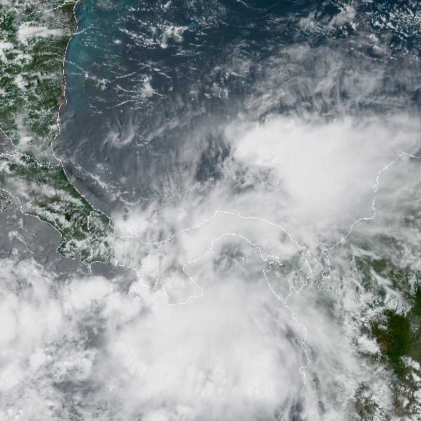 météo tropicale : Image satellite .