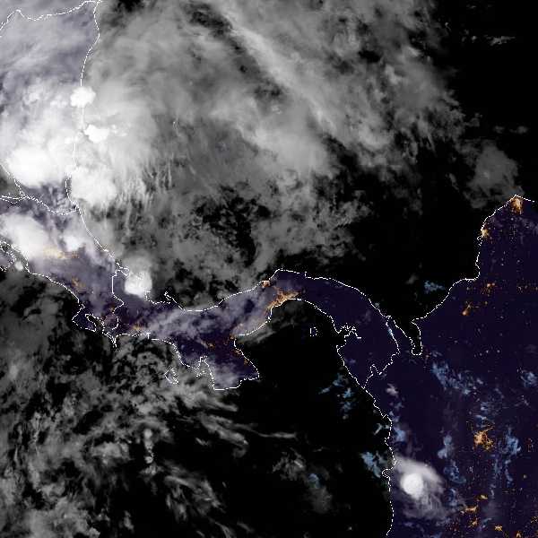 météo tropicale : Image satellite .