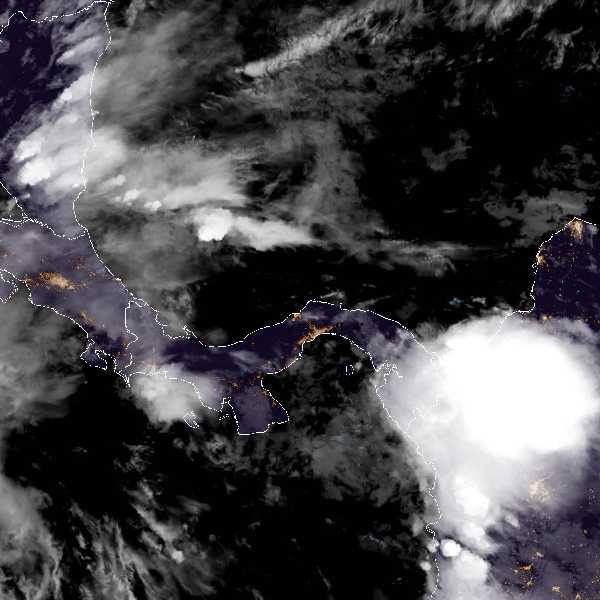 météo tropicale : Image satellite .